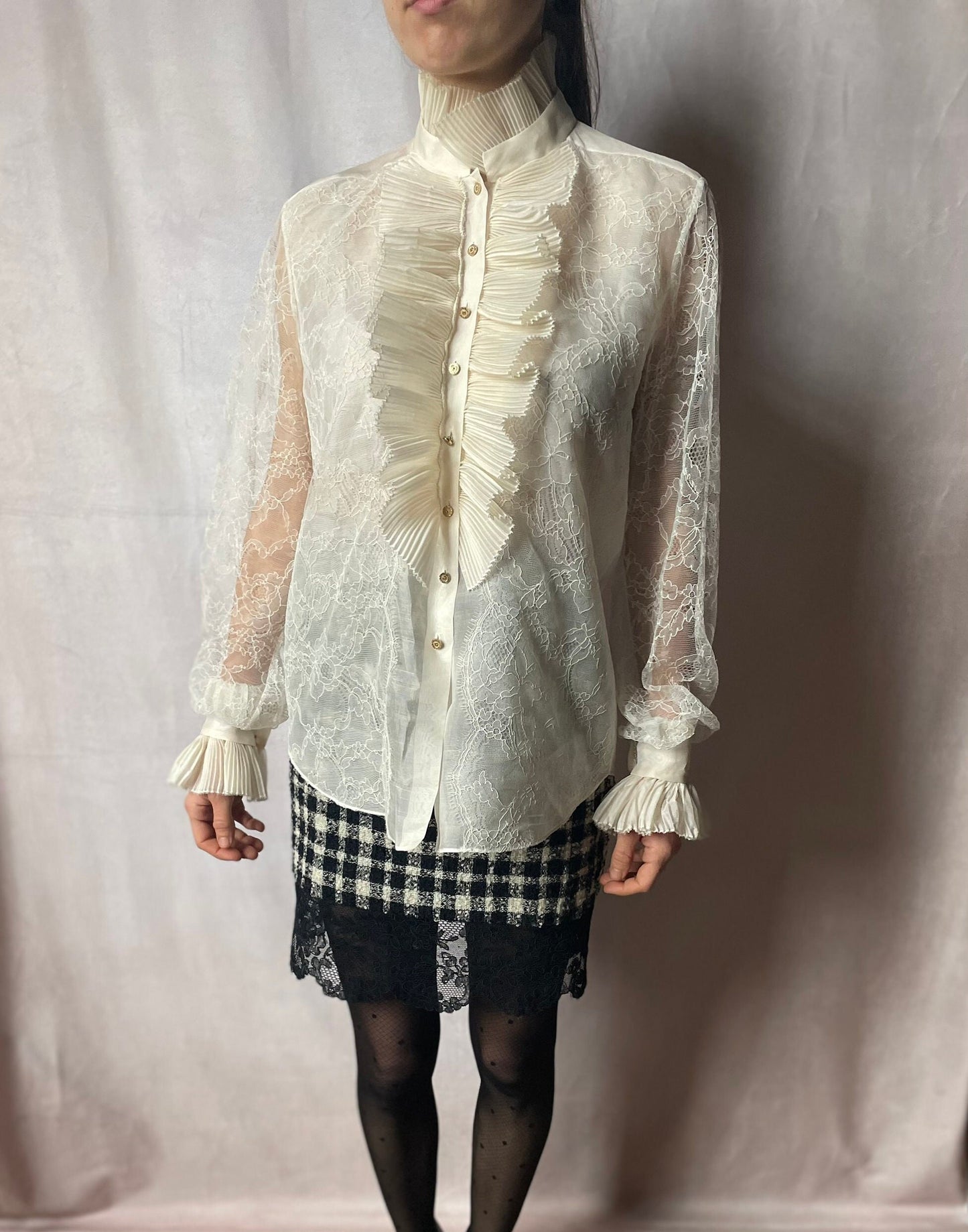 Oscar de la Renta ruffled shirt