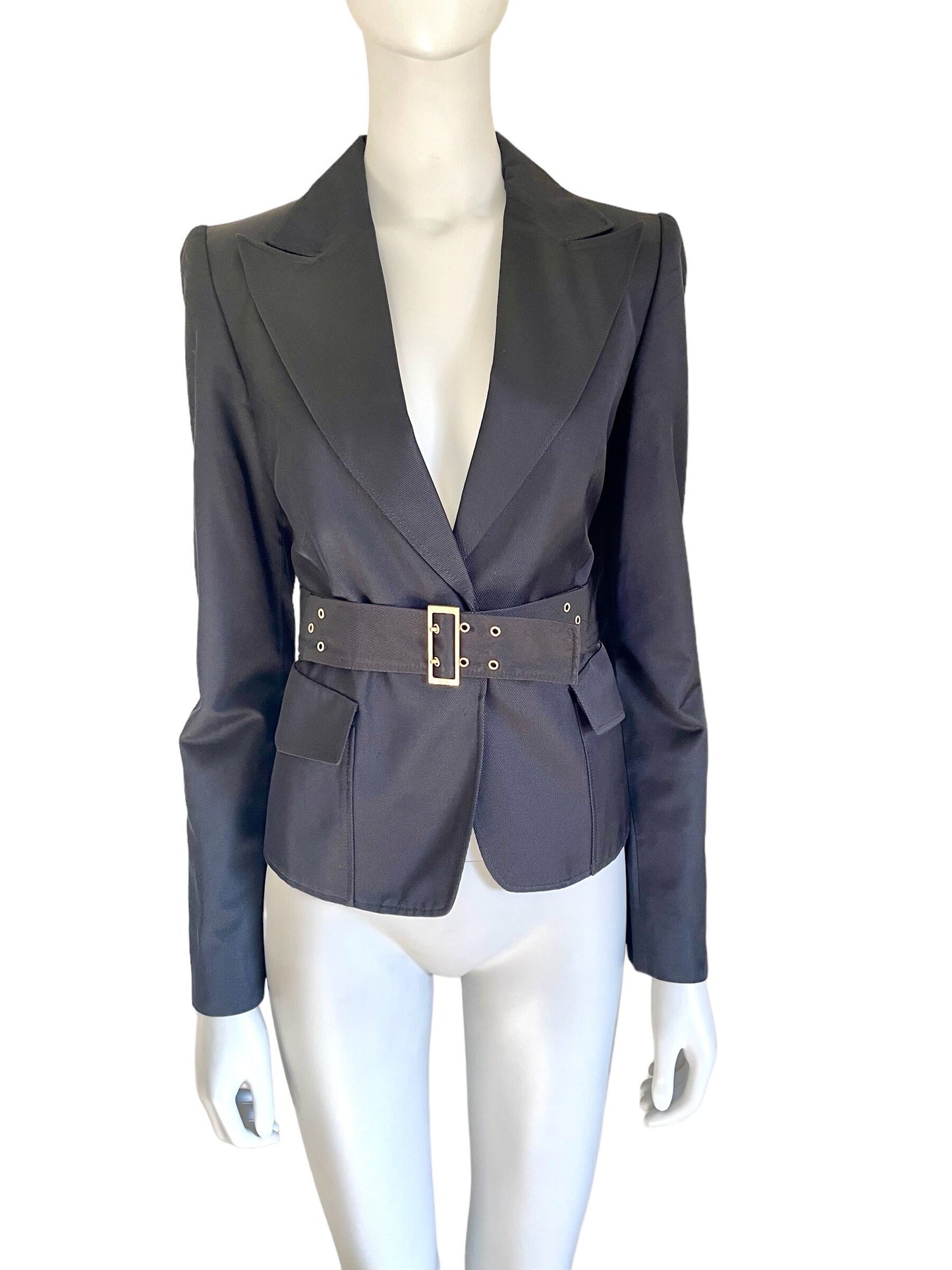 Gucci by Tom Ford fall 2003 bondage blazer jacket