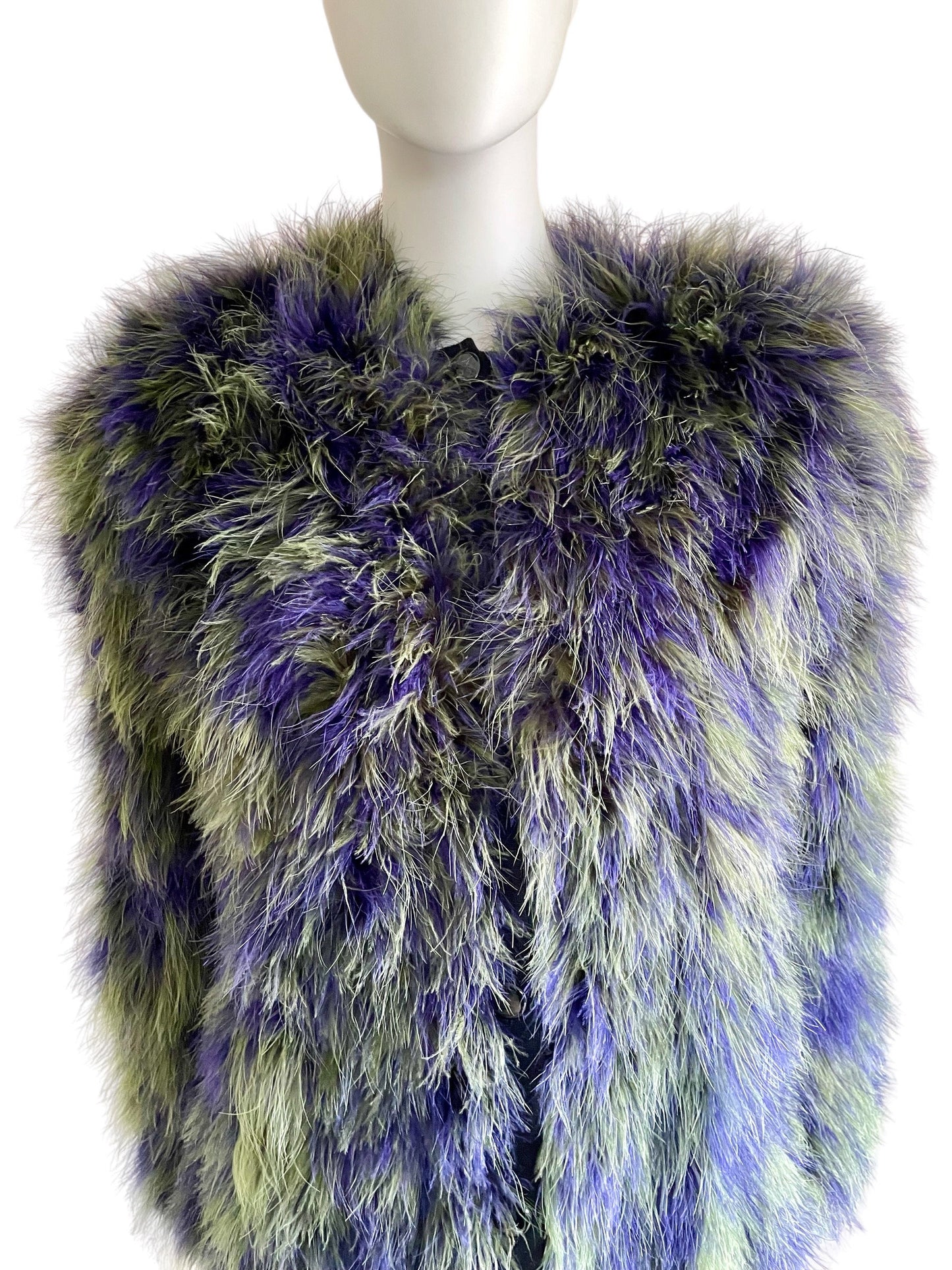 Chantal Thomass turkey feather coat