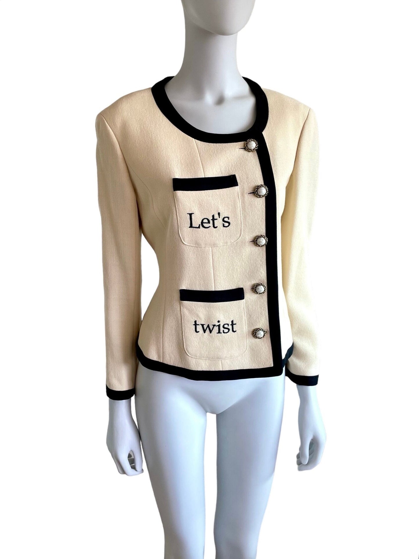 Moschino Cheap and Chic Let's twist again! blazer jacket