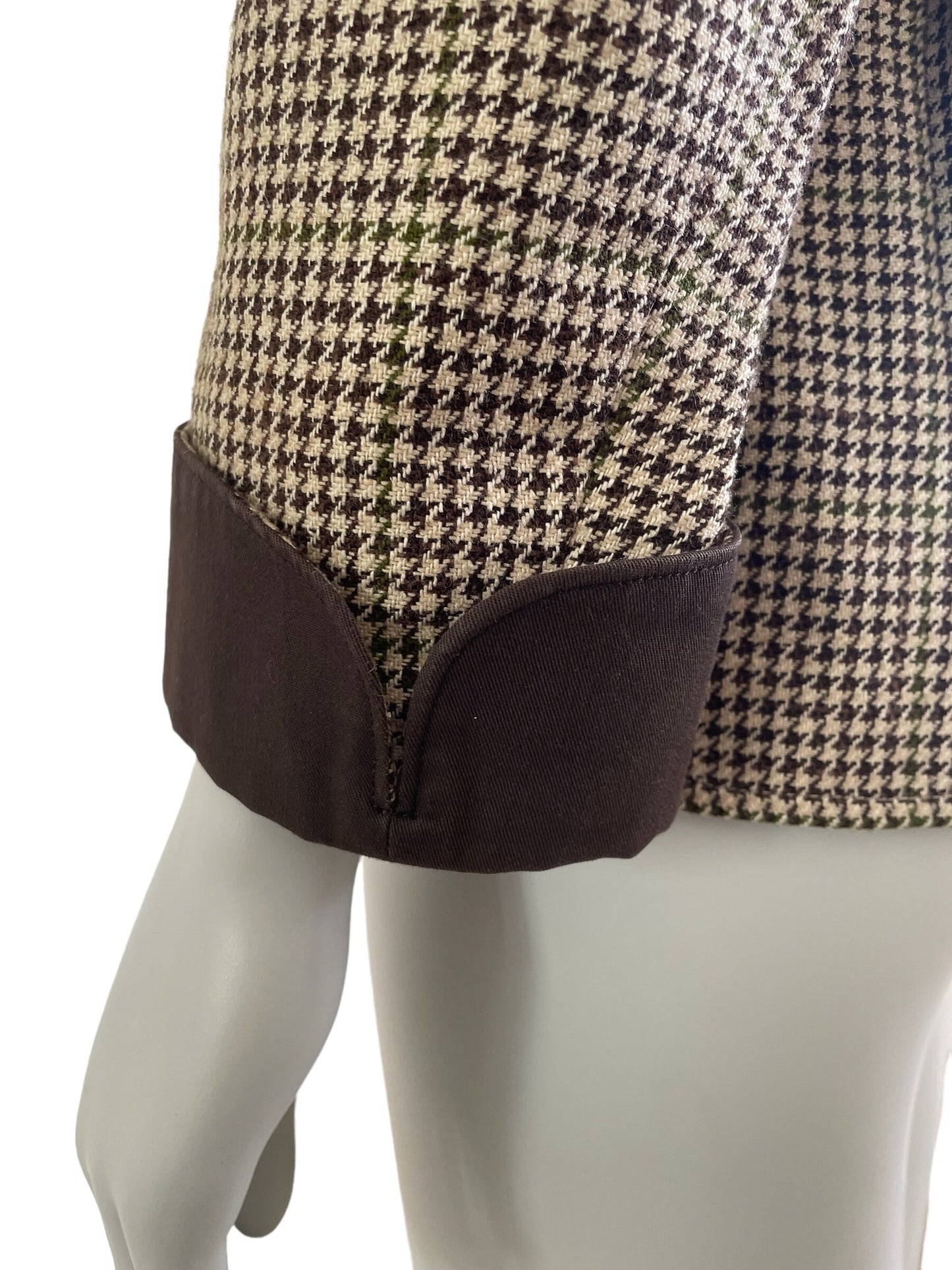 Yves Saint Laurent houndstooth blazer jacket