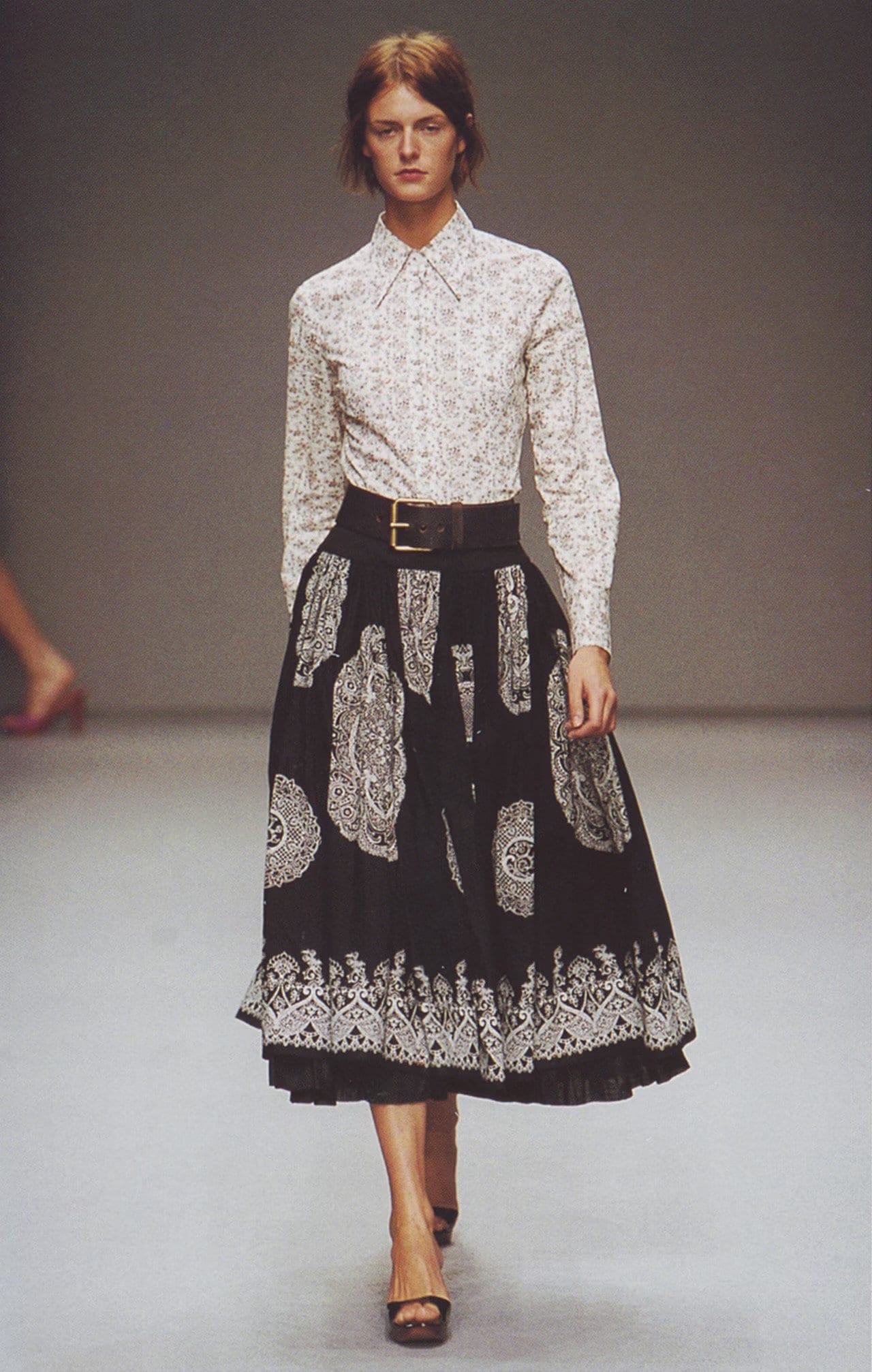 Miu Miu Spring Summer 2002 voluminous skirt