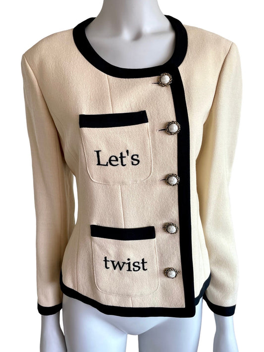 Moschino Cheap and Chic Let's twist again! blazer jacket