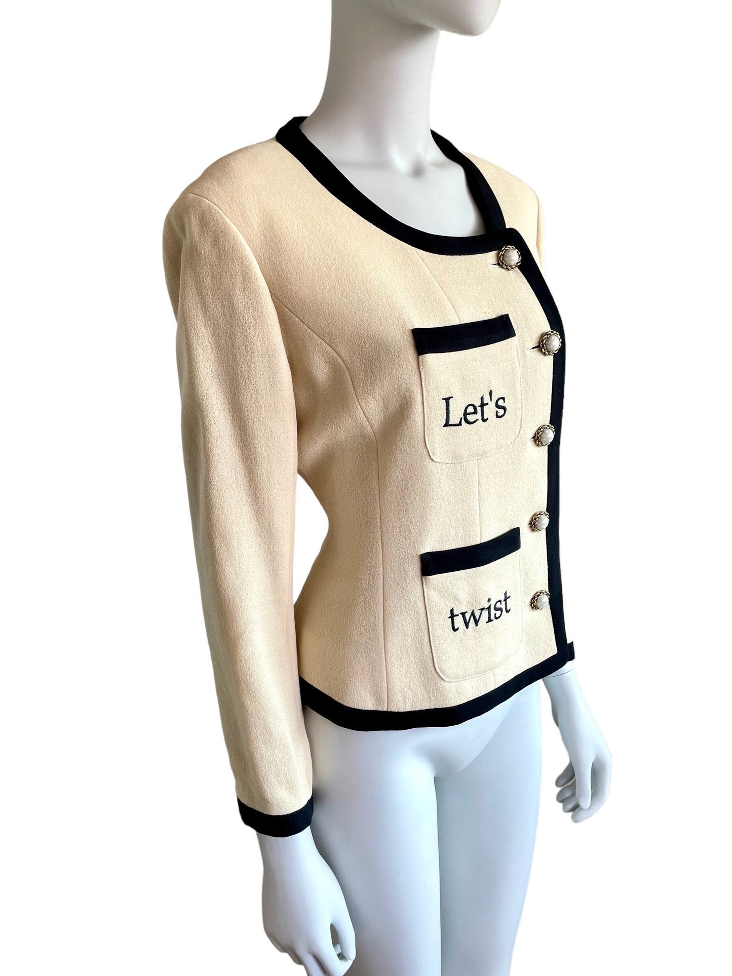 Moschino Cheap and Chic Let's twist again! blazer jacket