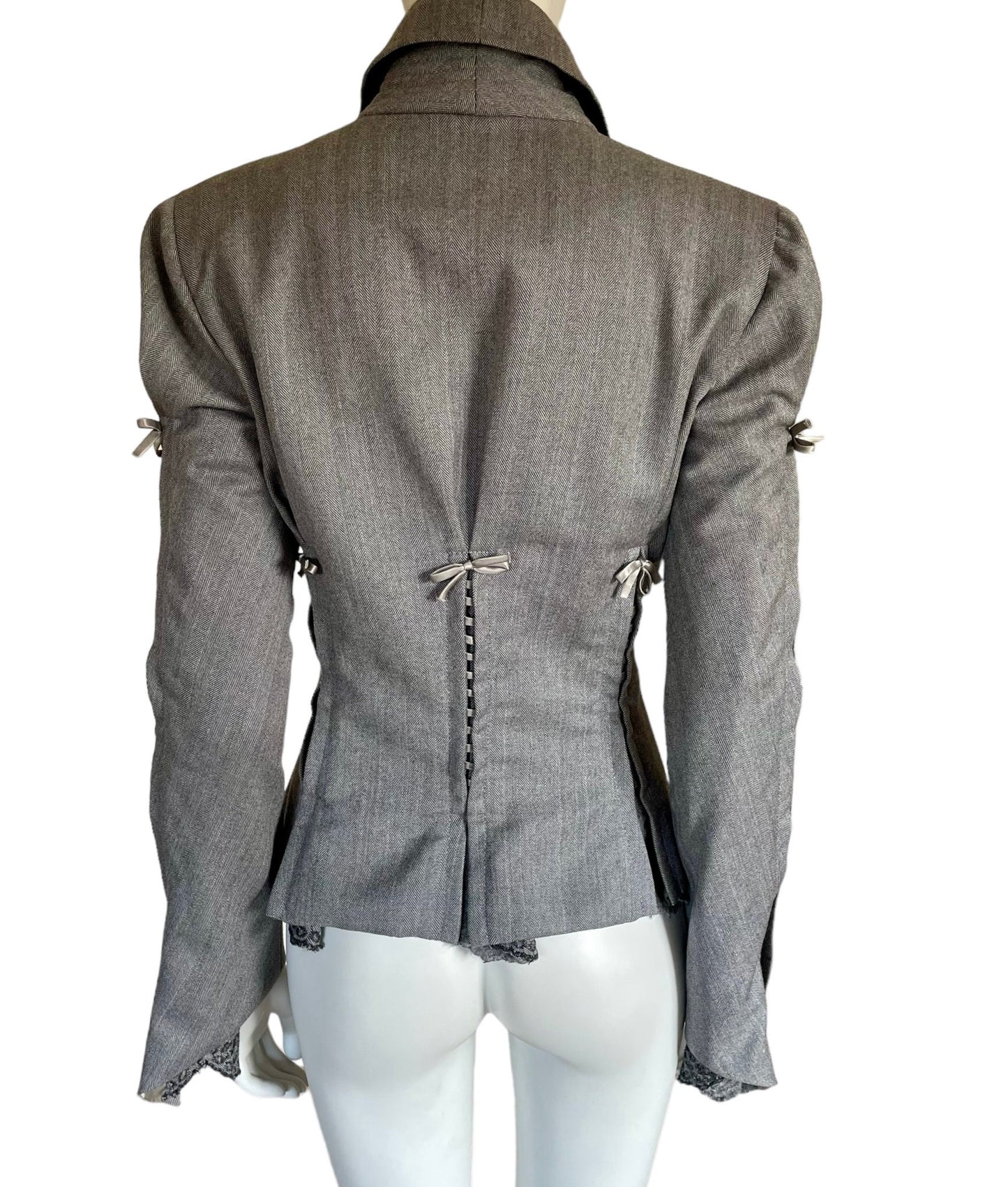 Gianfranco Ferrè Fall Winter 2003 herringbone jacket