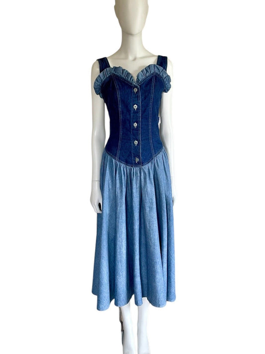 Byblos denim corset dress