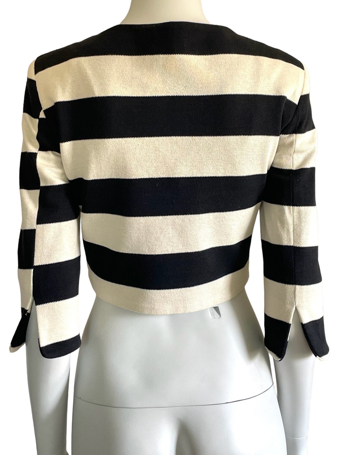 Moschino Cheap and Chic striped cropped jacket