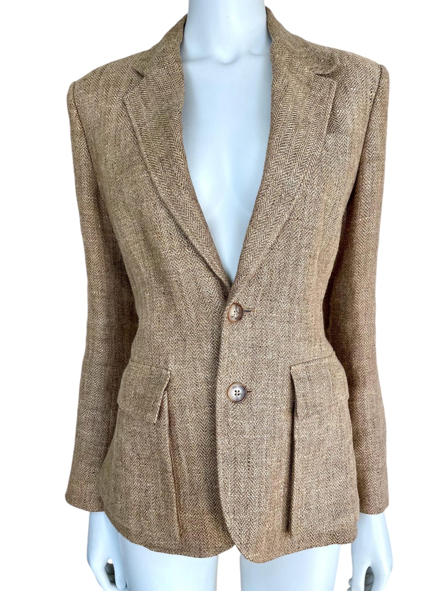 Ralph Lauren linen elbow patch blazer