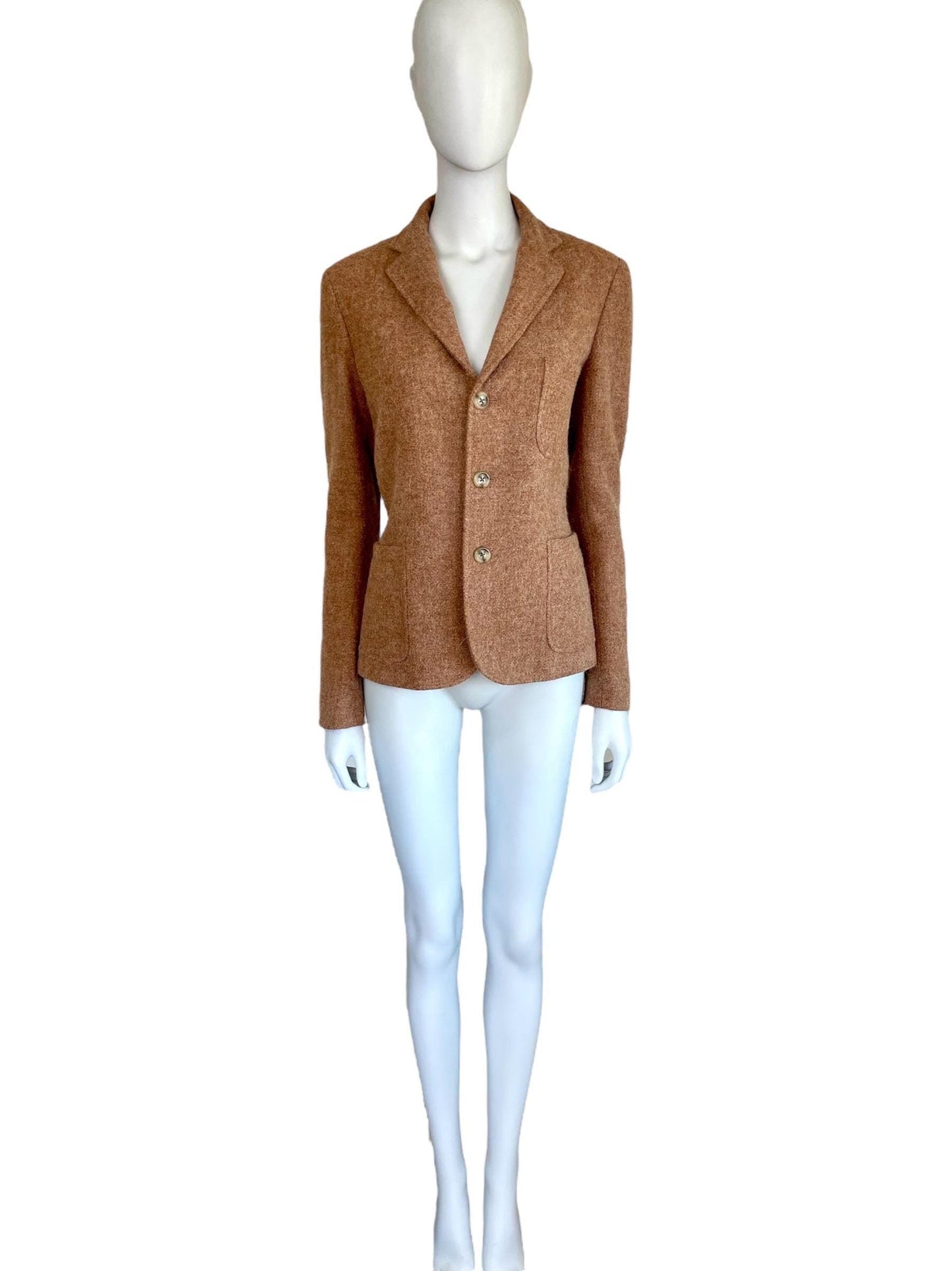 Ralph Laure lambswool and alpaca blazer jacket