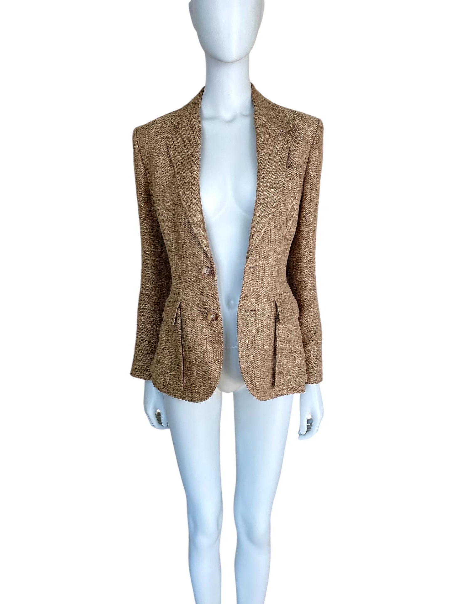 Ralph Lauren linen elbow patch blazer