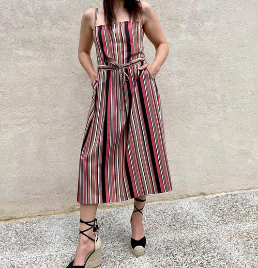 Cacharel striped sleeveless dress