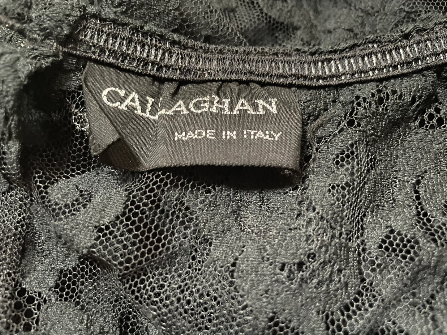 Romeo Gigli for Callaghan lace shirt