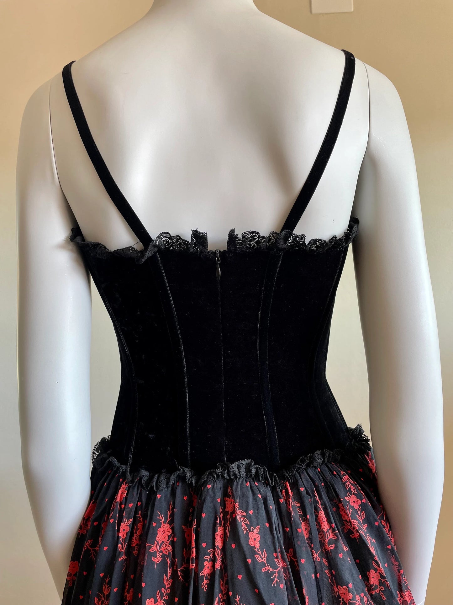 Blumarine bustier corset mini dress