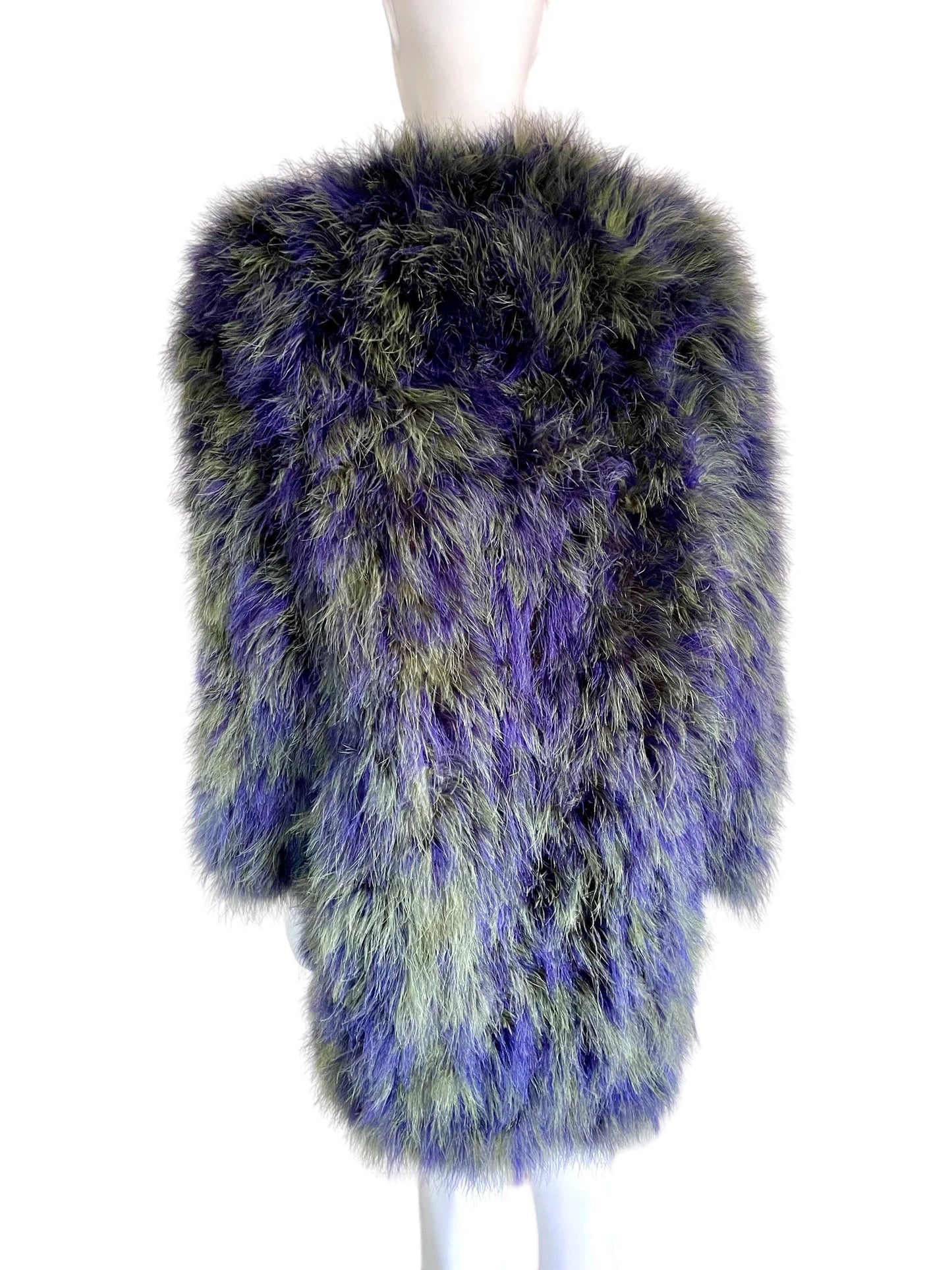 Chantal Thomass turkey feather coat