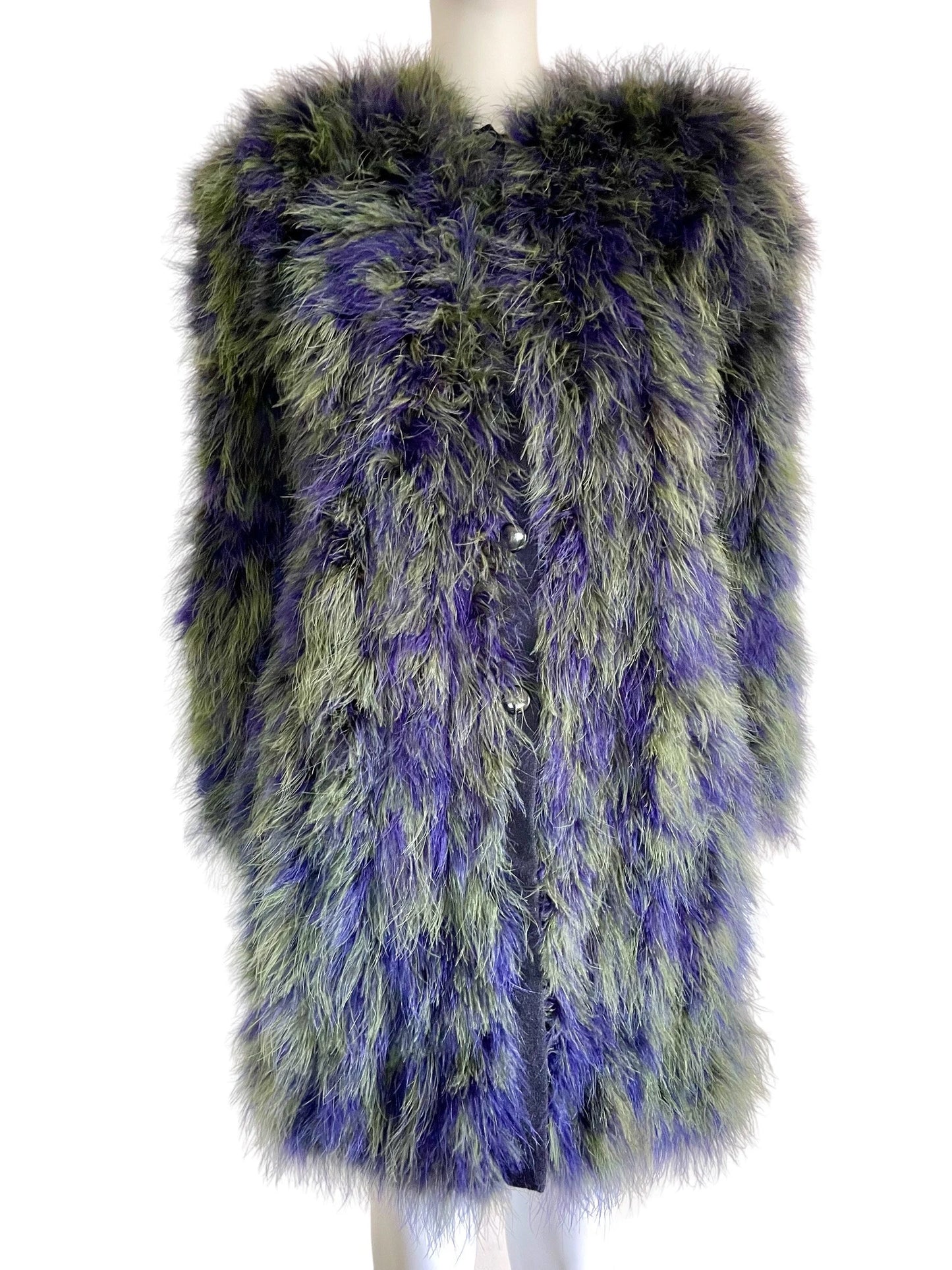 Chantal Thomass turkey feather coat