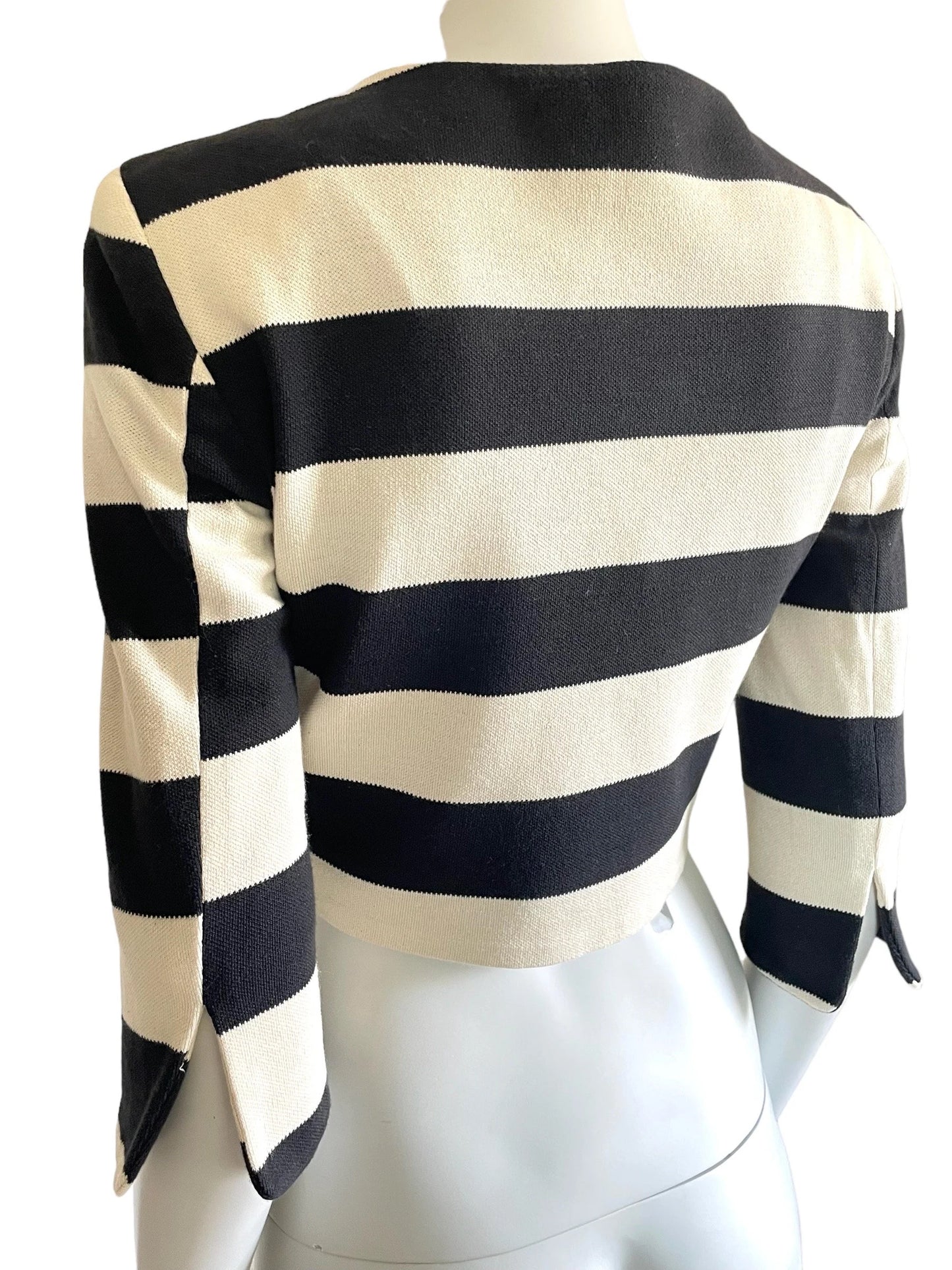 Moschino Cheap and Chic striped cropped jacket