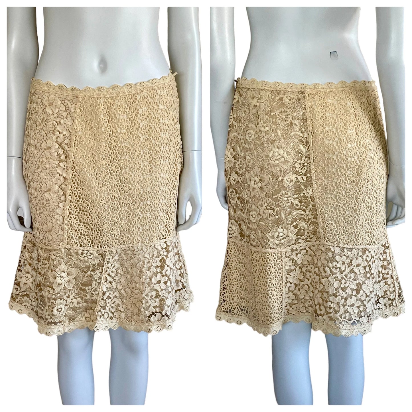 Moschino lace skirt set