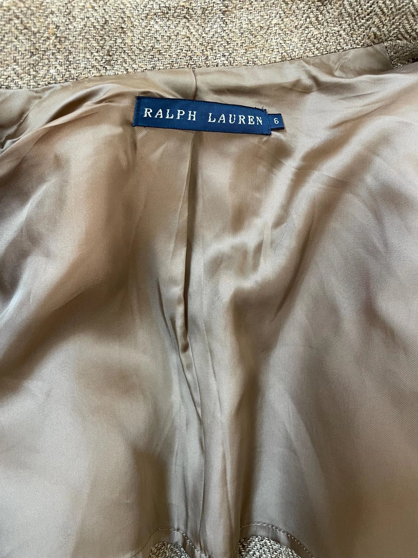 Ralph Lauren linen elbow patch blazer