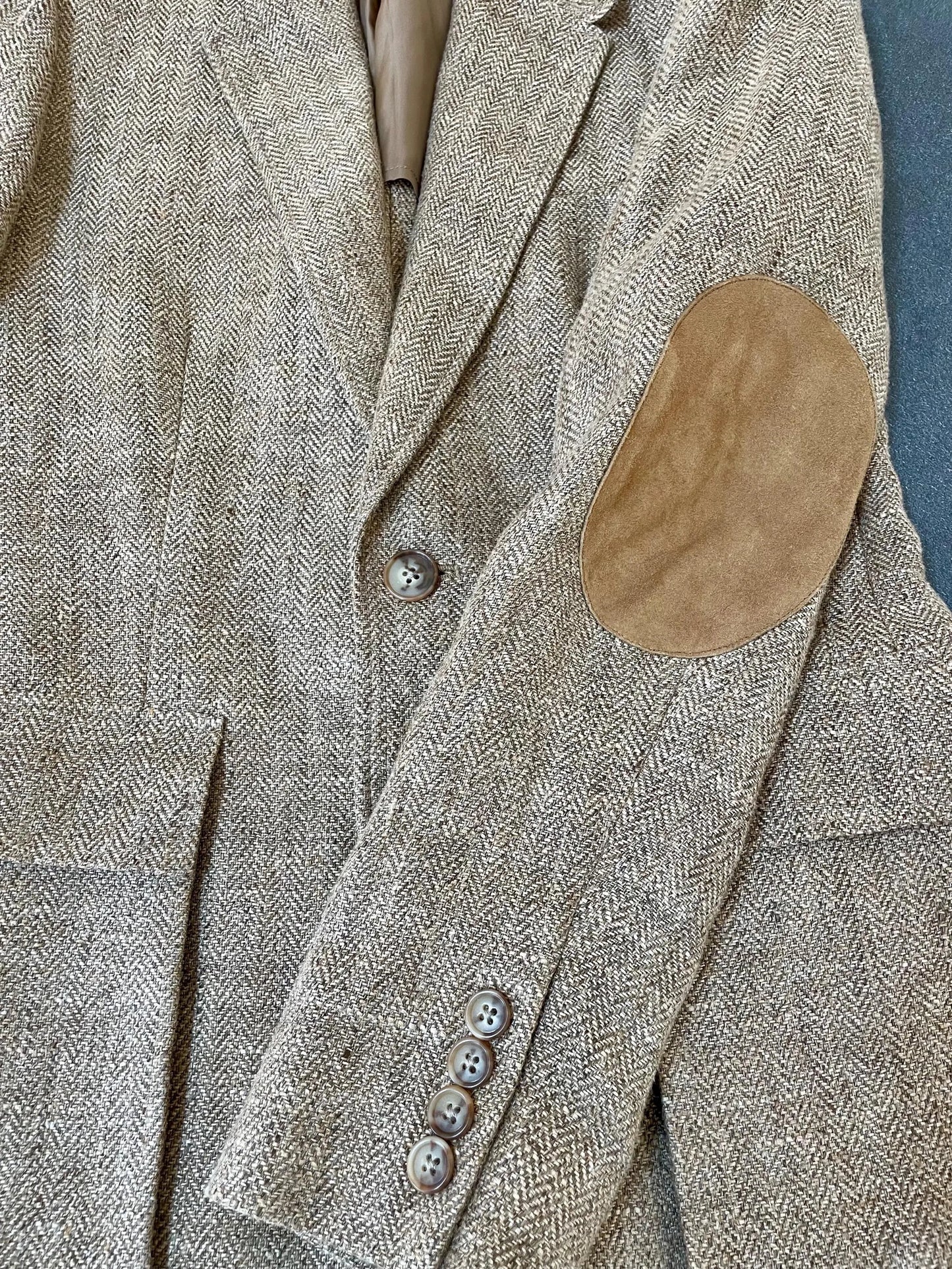 Ralph Lauren linen elbow patch blazer