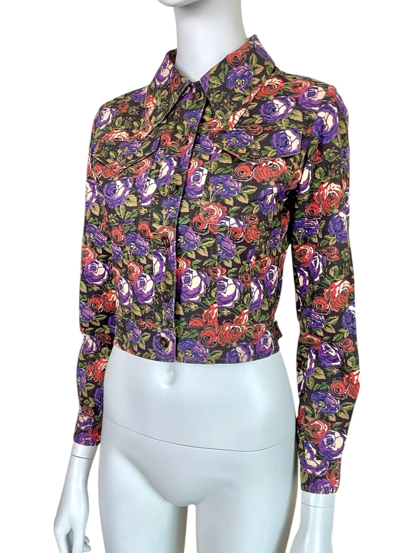 Yves Saint Laurent Rive Gauche rare late 1960s cropped jacket