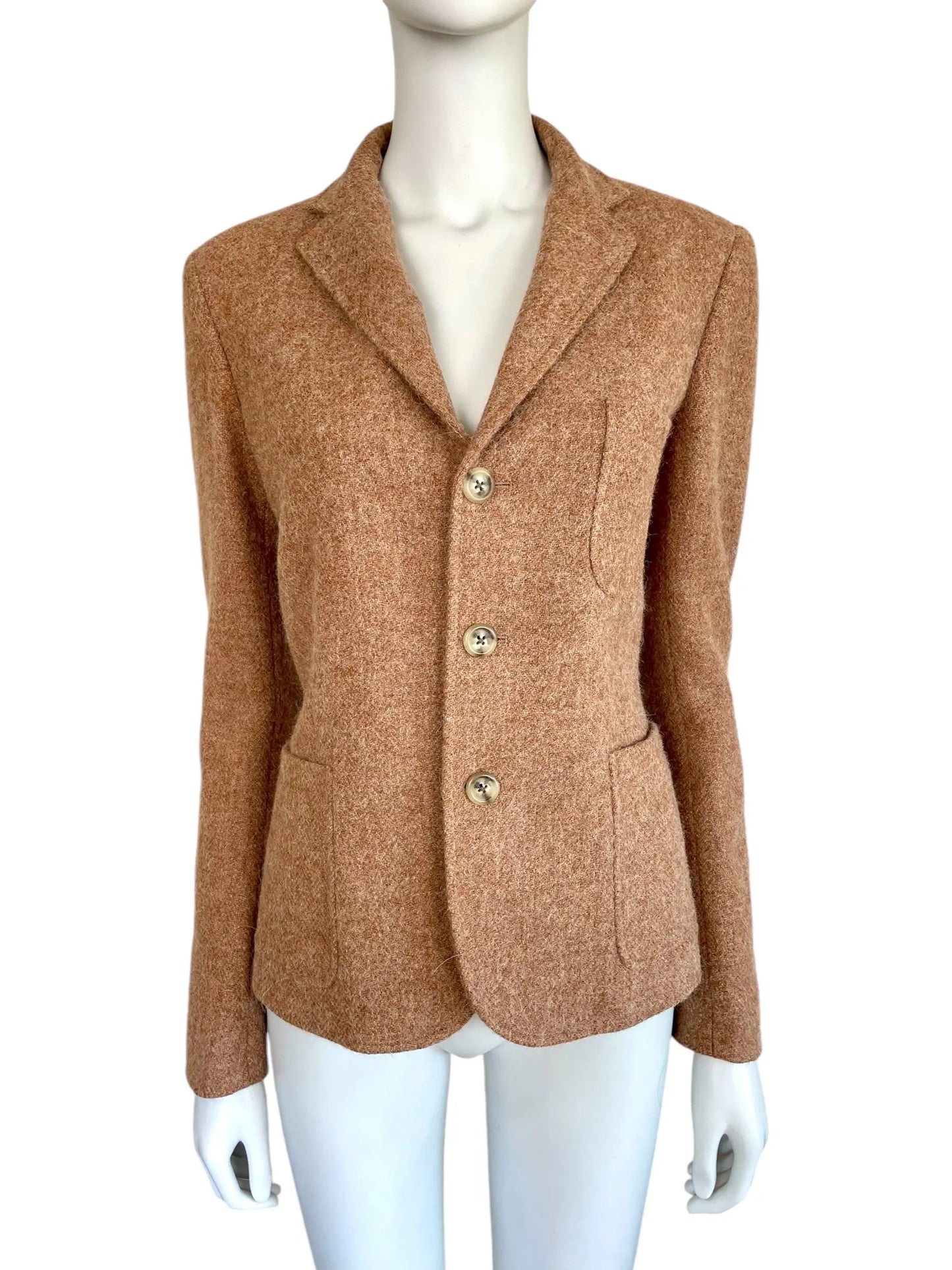 Ralph Laure lambswool and alpaca blazer jacket